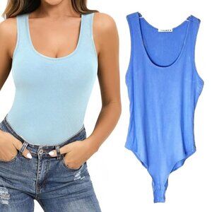 ❤️ MANGOPOP ribbed bodysuit Size Medium